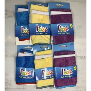 Razz Tub Time Fun Bath Wash Cloths Lot of 6 Packs
